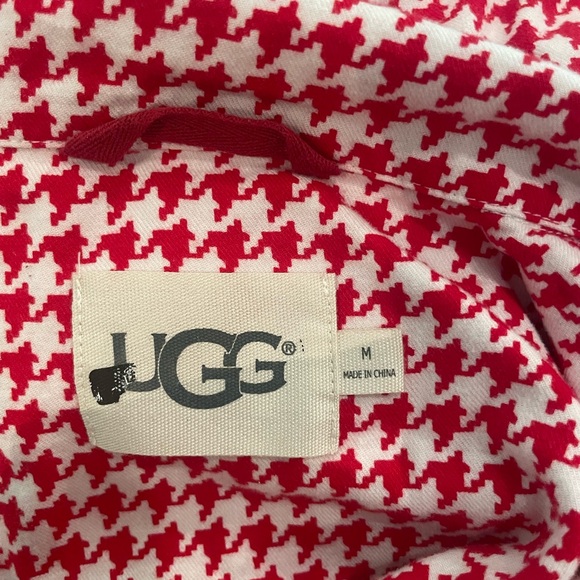 UGG Women's Raven Houndstooth Pajama Set Size M - Picture 4 of 6